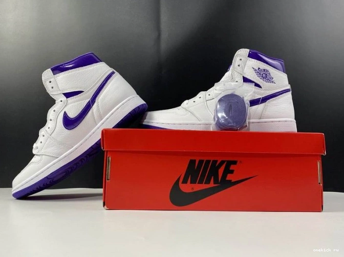 Rep Onekick CD0461-151 JORDAN COURT RETRO HIGH 1 PURPLE AIR 0523
